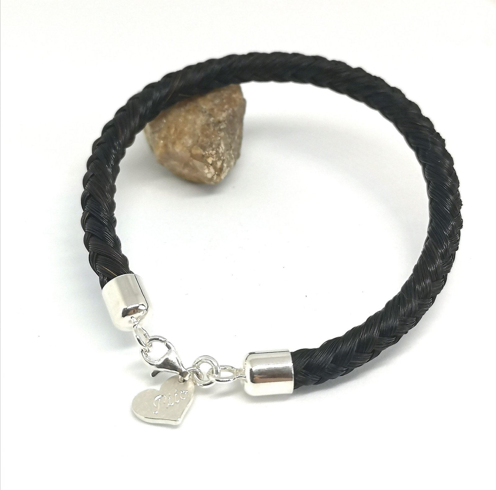 Armband Silberherz Gravur