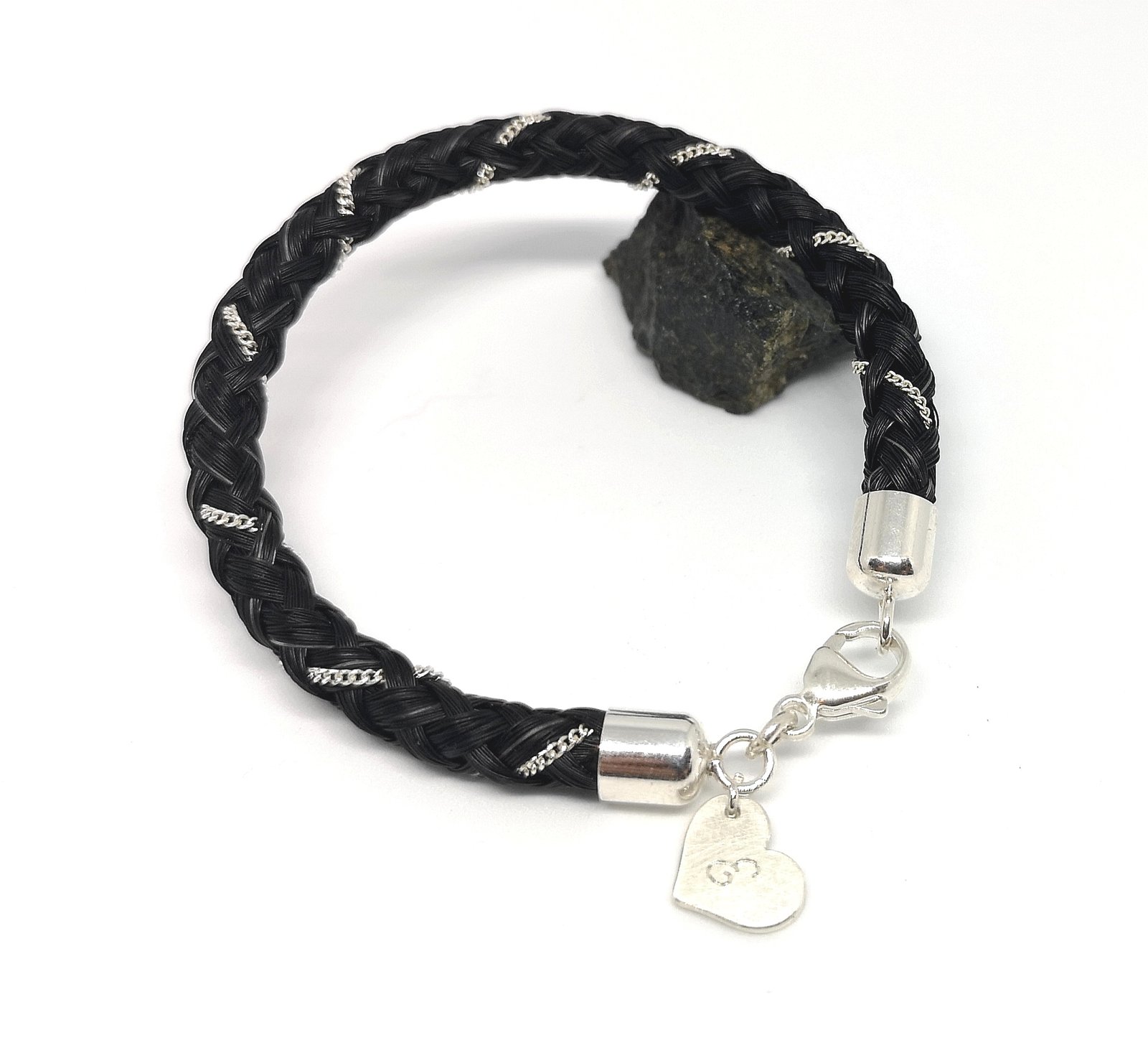 Armband Silberkette Herz Gravur