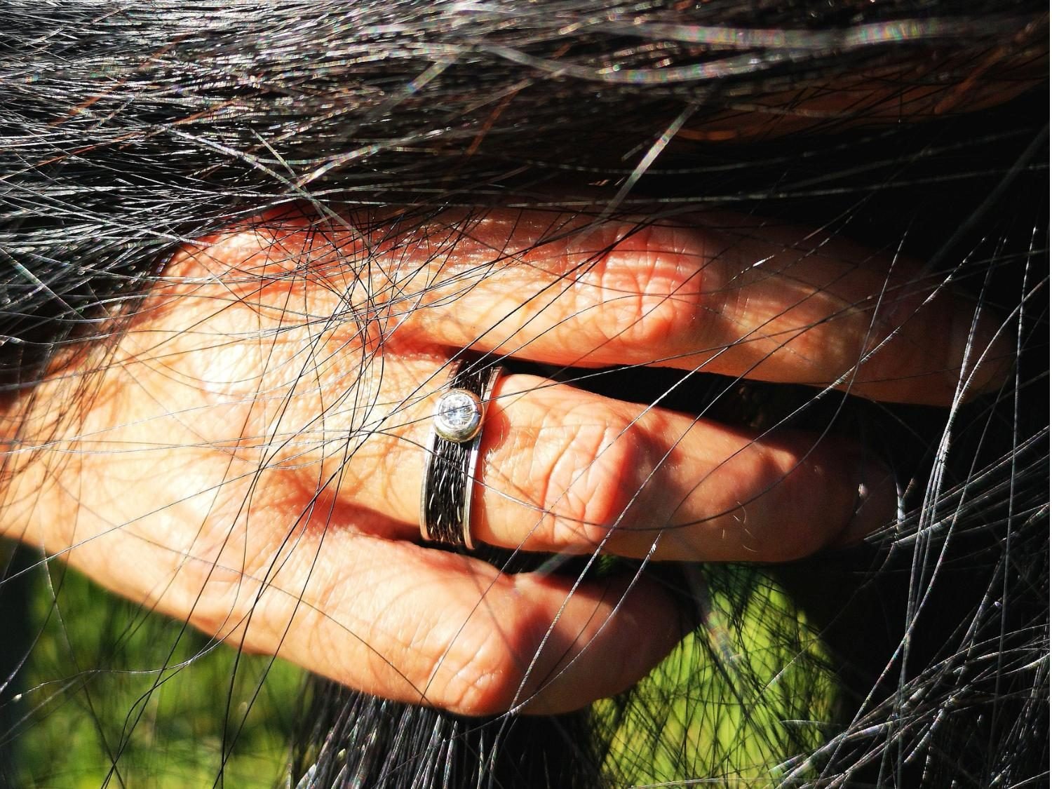 Ringe aus Pferdehaar